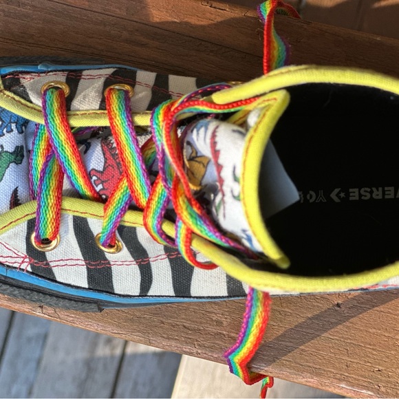 Size 1.5 Converse All⭐️Star Kids’ Hi-top - Picture 2 of 7